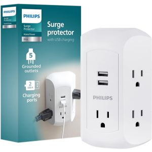 Philips 5-Outlet Surge Protector