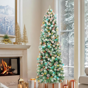 Pre Lit 6' LED Frosted Artificial Christmas Tree