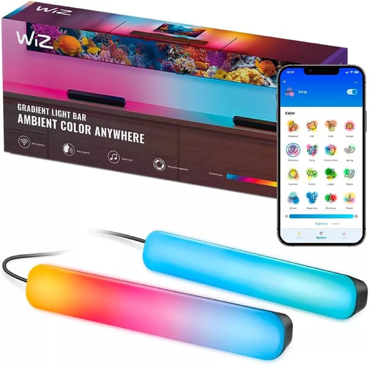 2-Pack WiZ Connected Gradient Light Bars