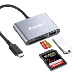 3-in-1 USB-C SD Card Reader
