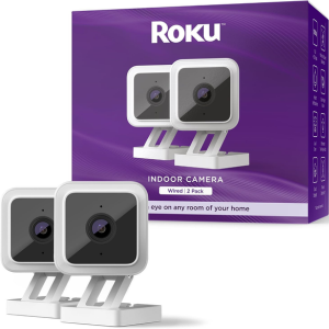 Roku 2-Pack 1080p Smart Indoor Security Cameras
