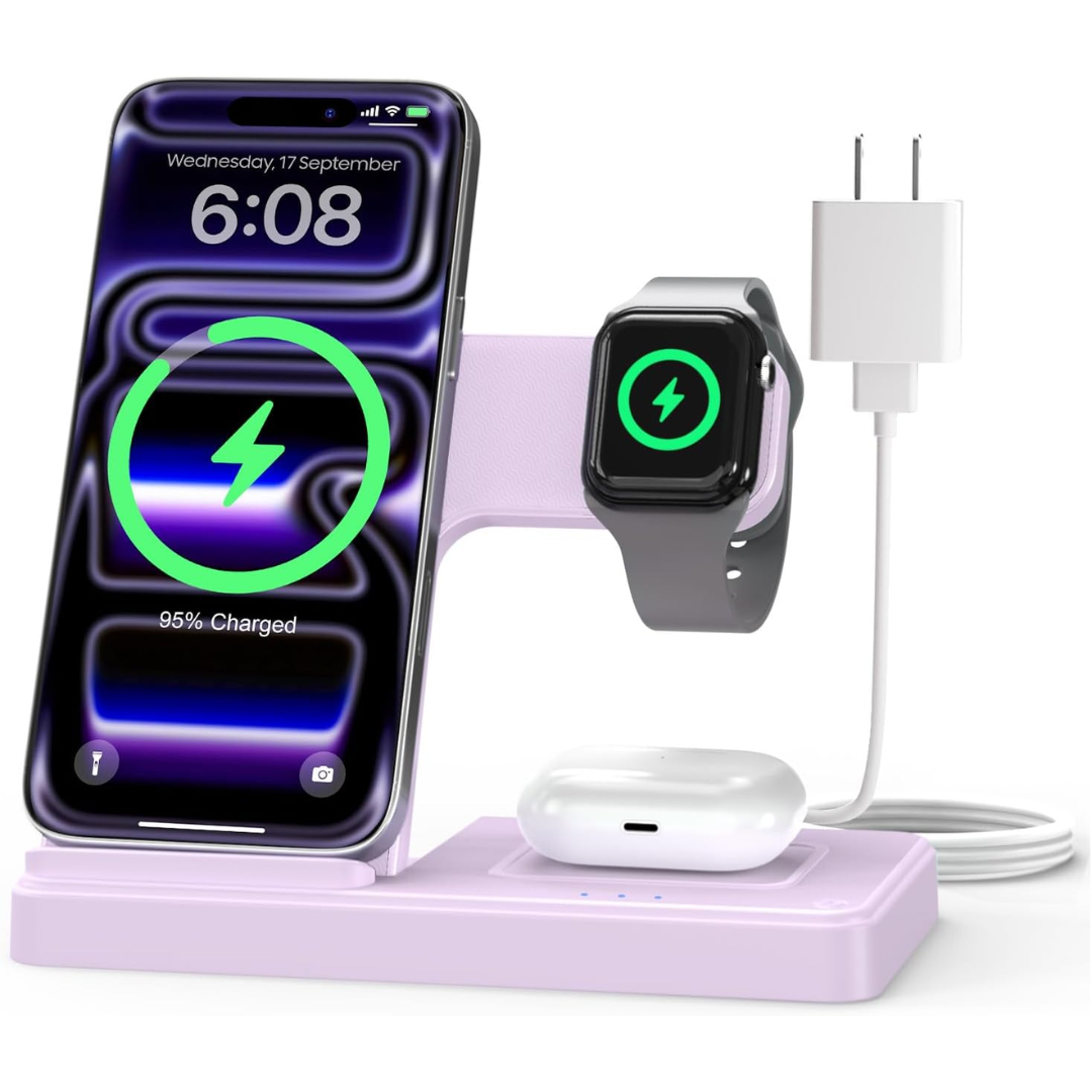 Wireless 3-in-1 Charging Station