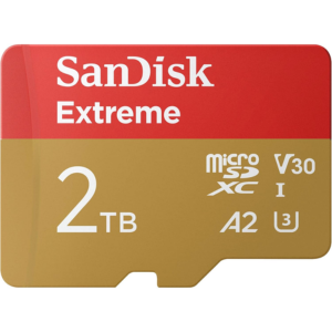 SanDisk 2TB Extreme microSDXC Memory Card w/Adapter