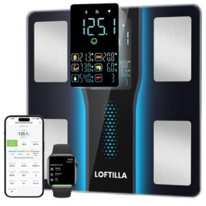 8-in-1 Smart Body Fat Scale w/5