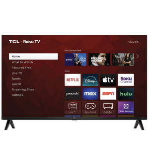 TCL 32” Class S3 FHD 1080p LED Smart Roku TV