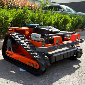 Self-Propelled Crawler  Lawn Mower w/RC