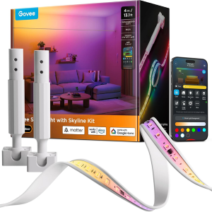 Govee 13' Smart RGB LED Strip Lights w/Skyline Kit & App