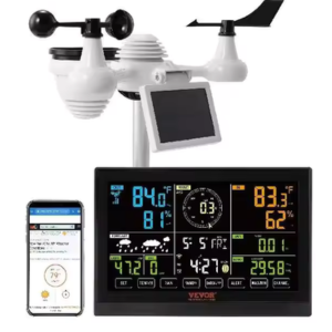 7-in-1 WiFi Weather Station w/Sensor Alarm