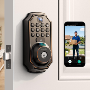Keyless Wi-Fi Video Smart Door Lock w/Camera & App