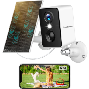 2K Wireless Solar Security Camera