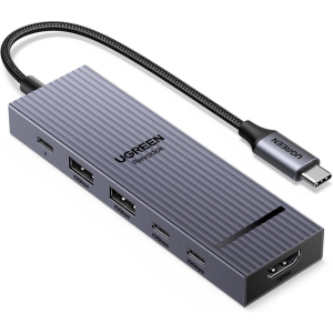 6-in-1 4K HDMI USB-C Hub