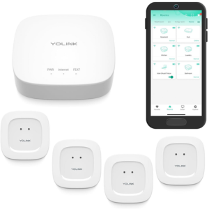 YoLink 5-Pack Water Leak Smart Sensors & Hub