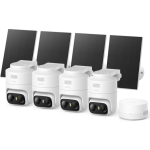 eufy 4-Pack 2k Wireless Solar Security Camera