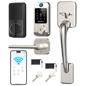 Smart WiFi Keyless Keyless Entry Deadbolt w/Handle Set