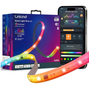 Linkind 10' RGB LED Strip Lights w/Alexa & Google Home