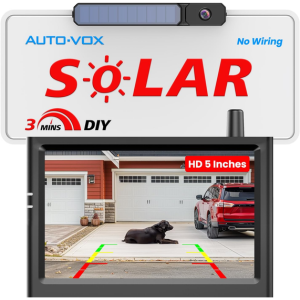 Auto-Vox Solar Wireless Backup Camera w/ 5