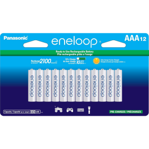 Panasonic 12-Pack AAA Rechargeable Batteries