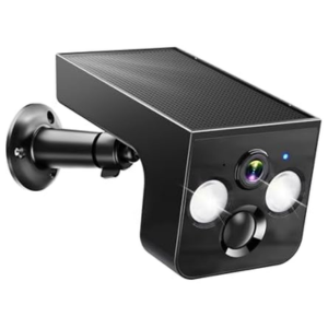 2K Wireless Solar Security Camera w/Alarm & Night Vision