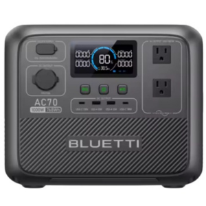 Bluetti AC70 1000W 768Wh Portable Solar Generator