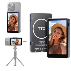 Magnetic 4K Vlog Monitor w/Bluetooth Remote