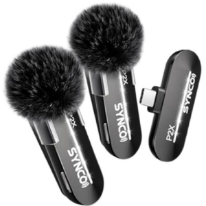 2-Pack Wireless Lavalier Microphones