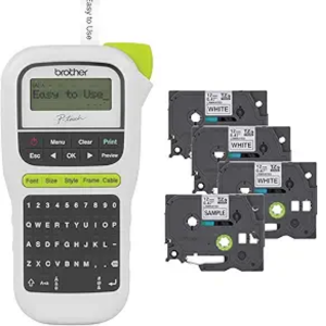 Brother P-Touch Label Maker w/4-Tapes