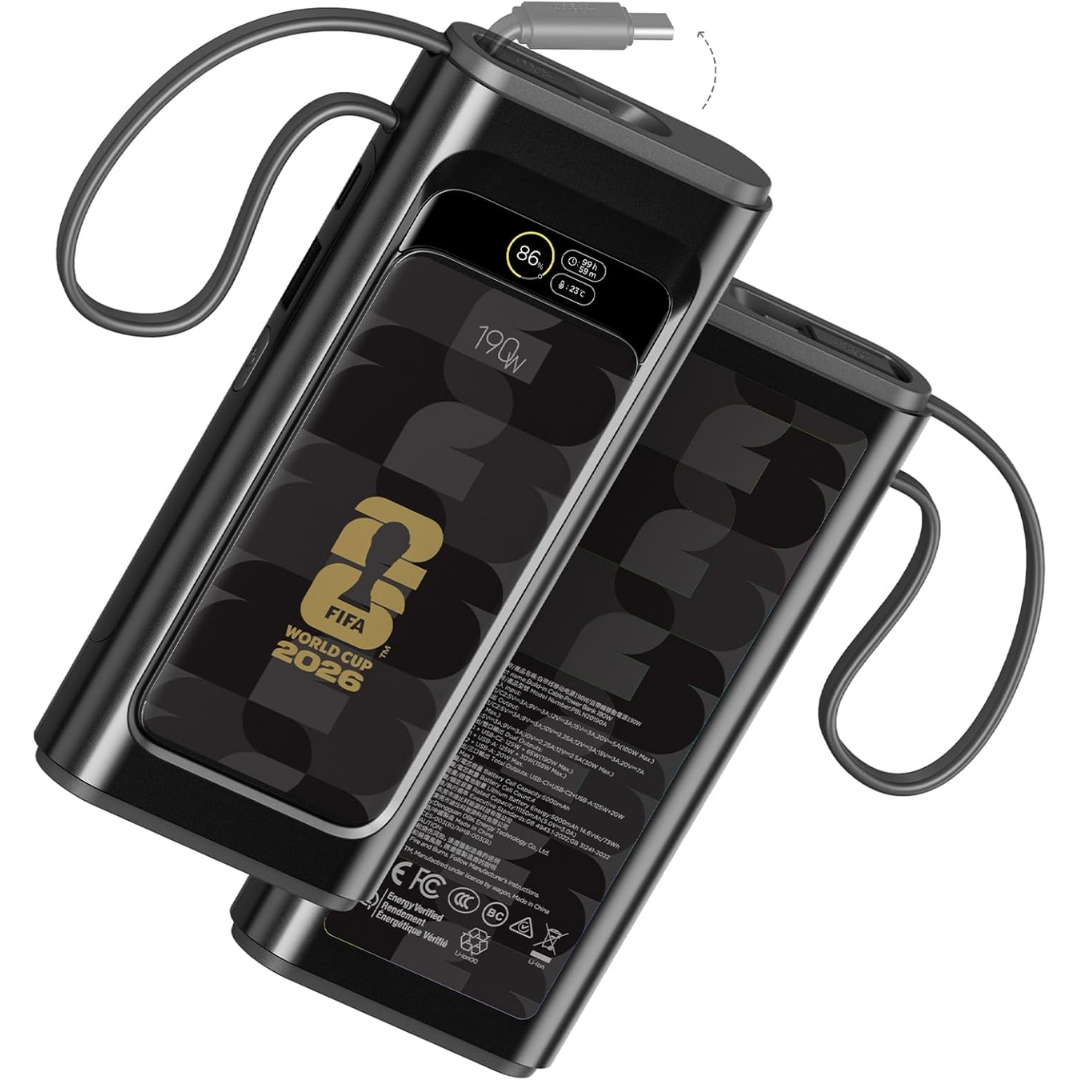Portable 20000mAh 3-Port Laptop Power Bank