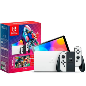 Nintendo Switch OLED Console + Mario Kart 8 Deluxe Bundle