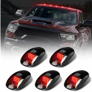 5-Piece Red LED Cab Lights