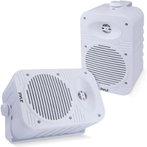 Pyle 2-Pack 2-Way Waterproof Bluetooth Outdoor Speakers