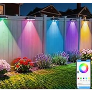 16-Pack 100' Outdoor RGB LED Deck Lights w/App