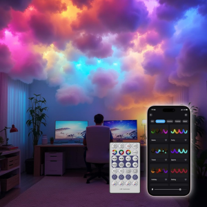 LED 3D Thundercloud Light w/Music Sync & App