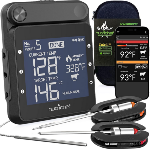 NutriChef WiFi Grill Meat Thermometer