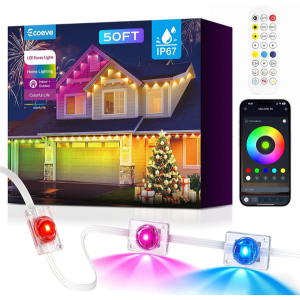 Outdoor 50' Multicolor LED Lights w/App