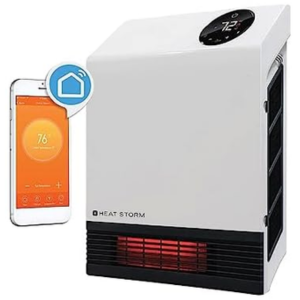 Heat Storm 1000W Wi-Fi Infrared Wall Heater w/App