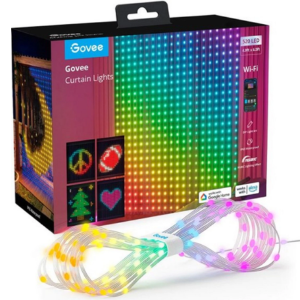 Govee 6' Outdoor RGBIC Smart Curtain Lights